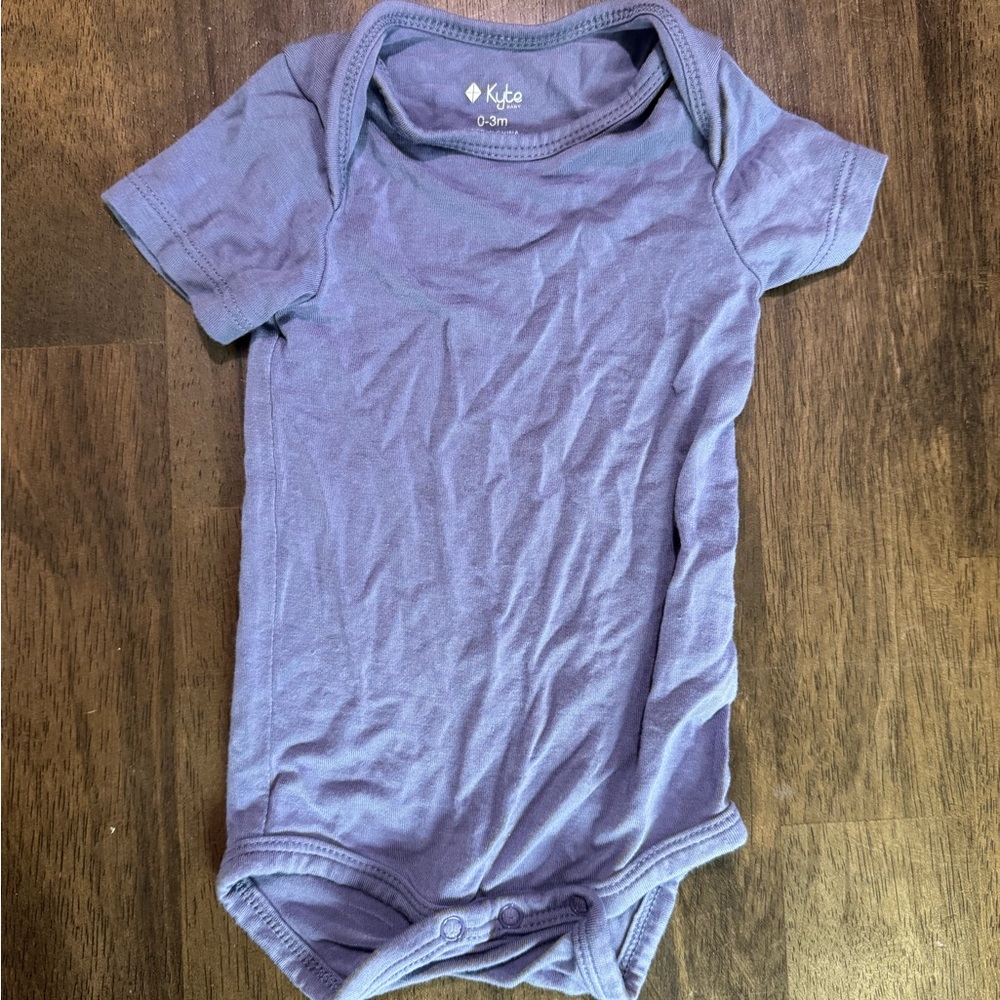 Kyte Baby 3-6 Orchid SS Bodysuit